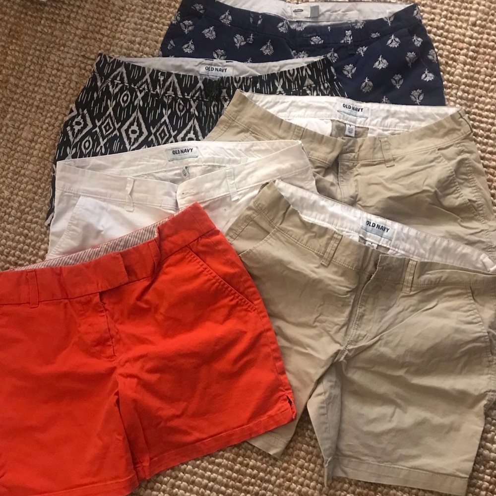 Size 8 shorts bundle Loft and Old Navy